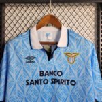 1991/1992 Retro Lazio Home Football Shirt-NO.11 Ball