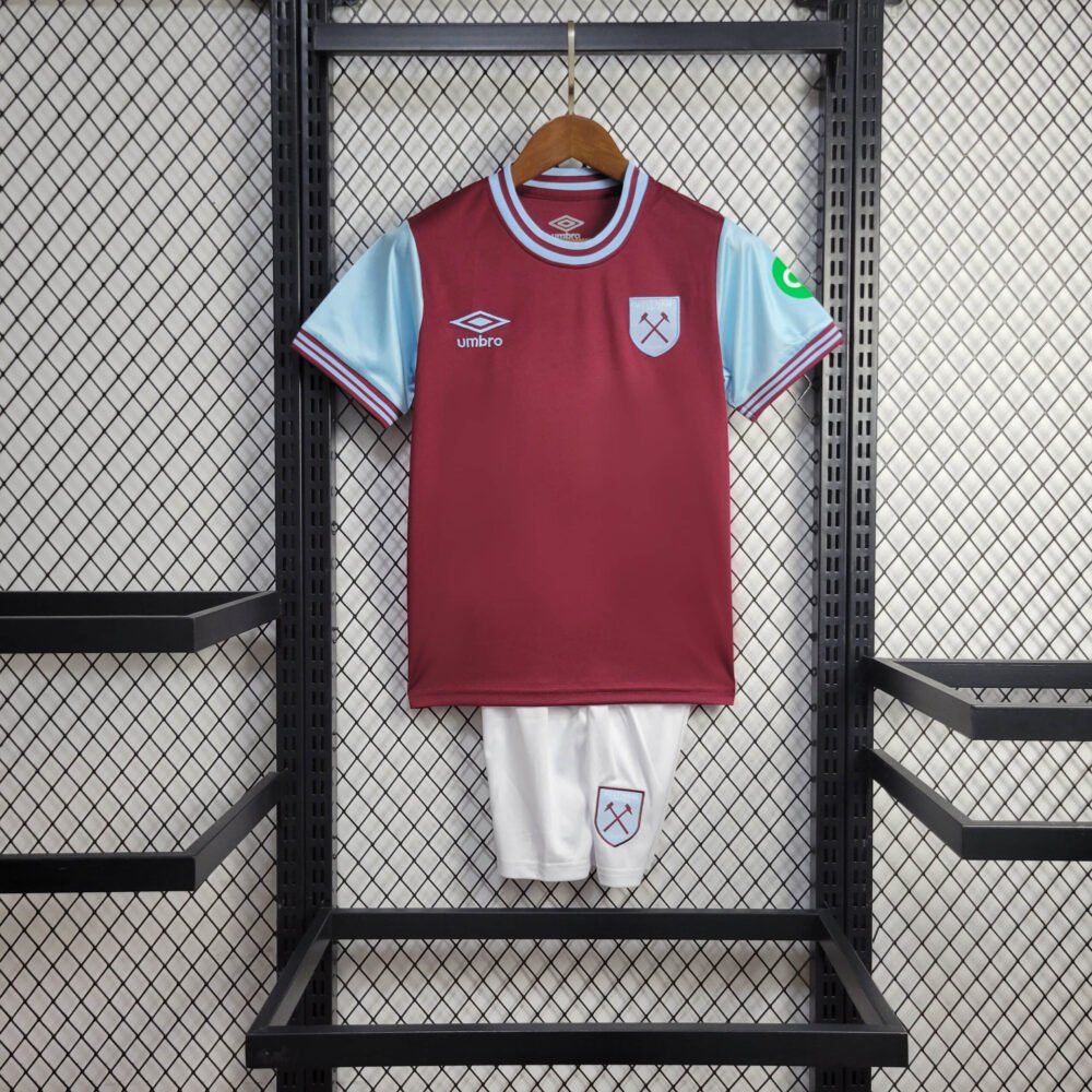 2024/2025 West Ham United Home Football Shirt Kids Size-NO.11 Ball