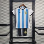2022 Argentina Home Football Shirt Kids Size-NO.11 Ball