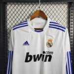 2010/2011 Retro Long Sleeve Real Madrid Home Football Shirt-NO.11 Ball