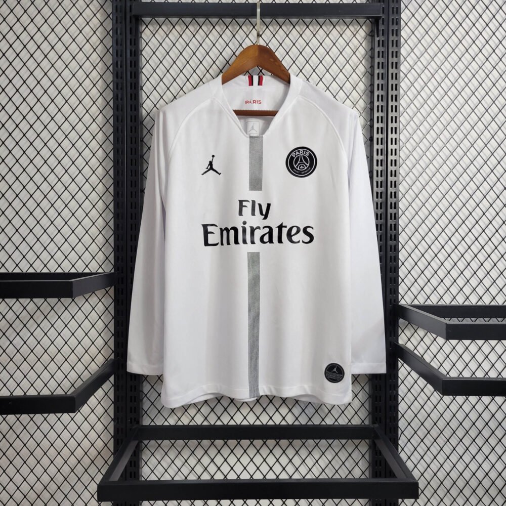 2018/2019 Retro Long Sleeve Paris Saint-Germain Away Football Shirt-NO.11 Ball