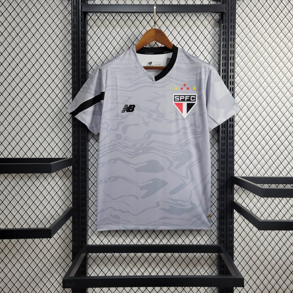 2024/2025 São Paulo Training Wear Grey Football Shirt-NO.11 Ball