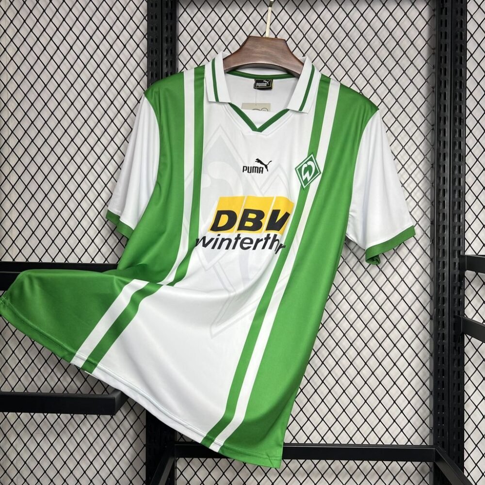 1996/1997 Werder Bremen Home Football Shirt-NO.11 Ball
