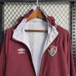 2023/2024 Fluminense Windbreaker Deep Red Football Shirt-NO.11 Ball