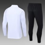 2023/2024 AC Milan Half-Pull Training Suit White Football Shirt Set-NO.11 Ball