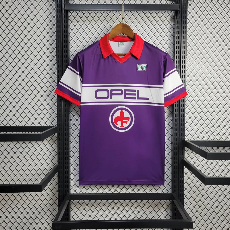 1984/1985 Retro Fiorentina Home Football Shirt-NO.11 Ball
