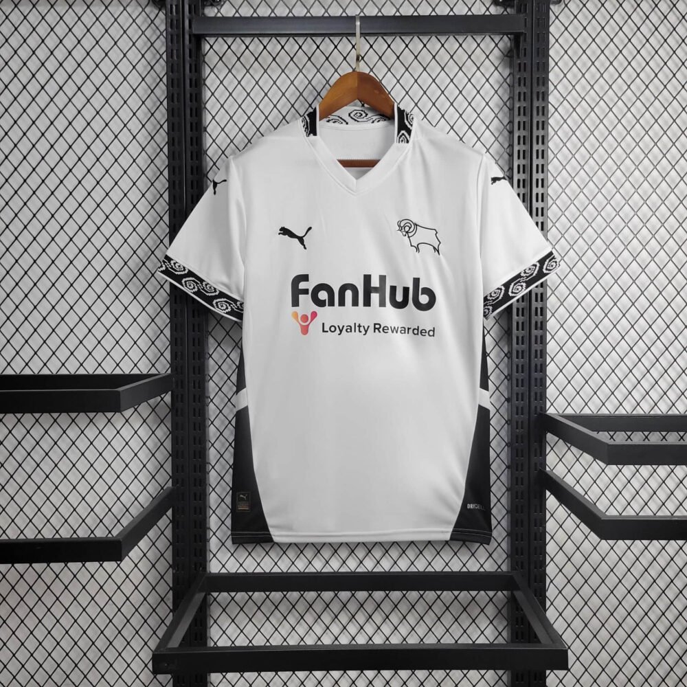 2024/2025 Derby County Home Football Shirt-NO.11 Ball