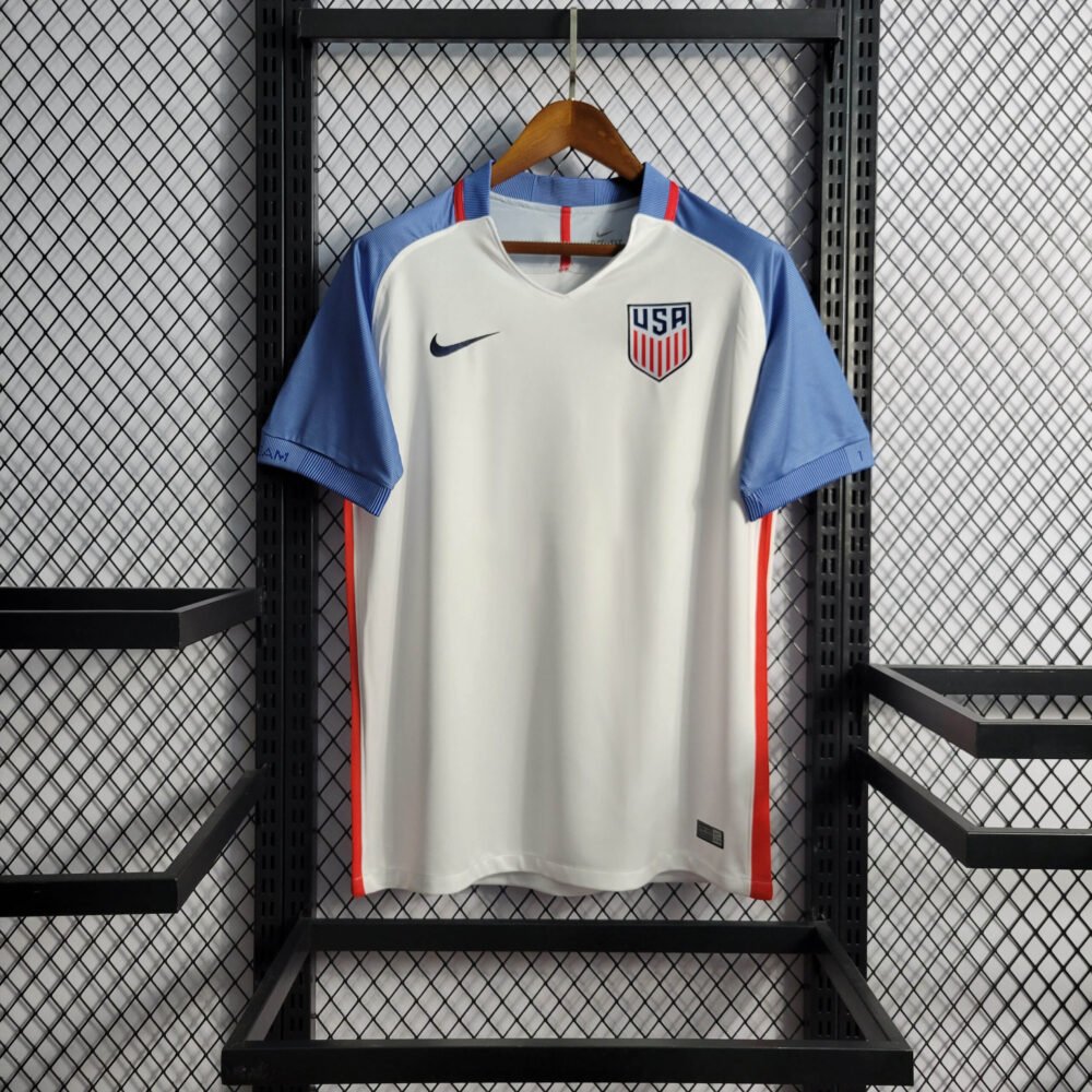 2016 Retro United States Home Football Shirt-NO.11 Ball
