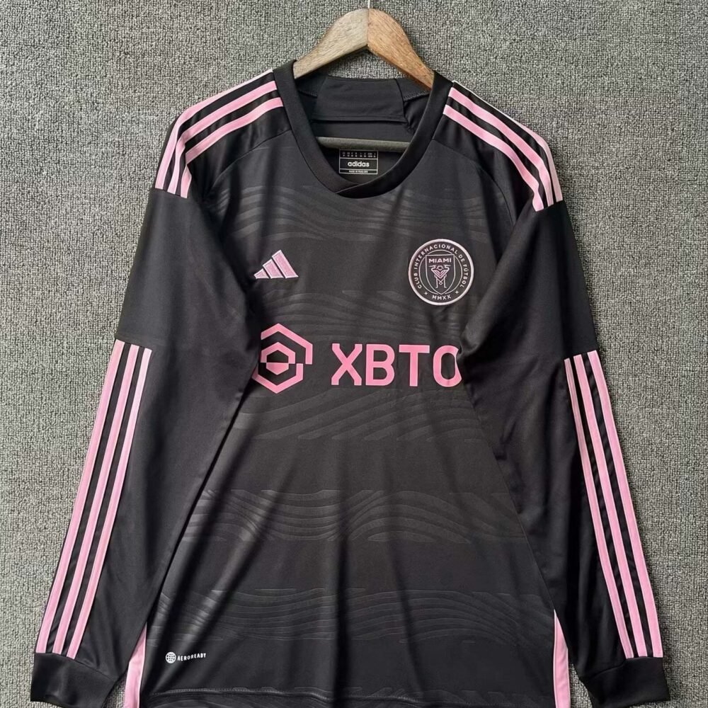 2023/2024 Long Sleeve Inter Miami Away Soccer Jersey 1:1 Thai Quality