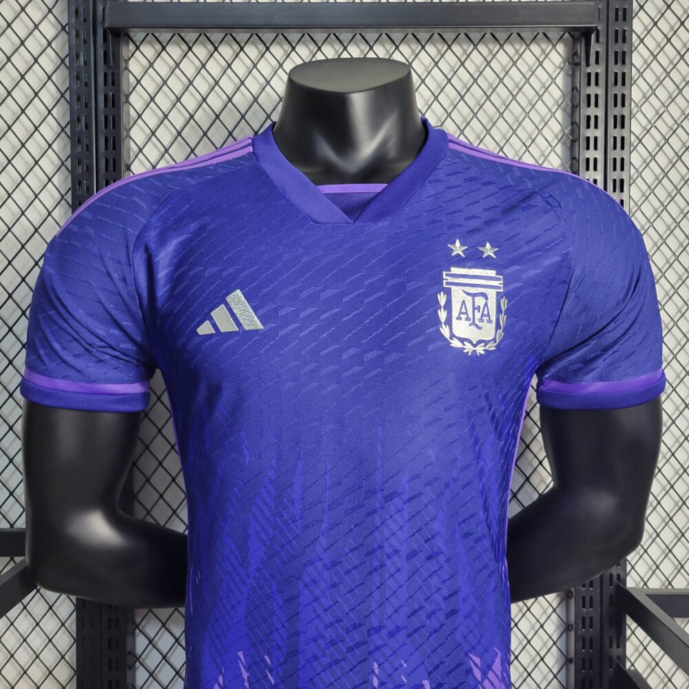 2022 Player Version Argentina Away Football Shirt-NO.11 Ball
