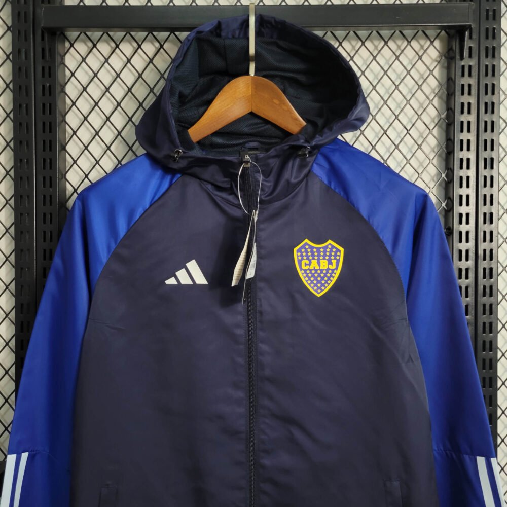 2023/2024 Boca Juniors Windbreaker Navy Blue Football Shirt-NO.11 Ball