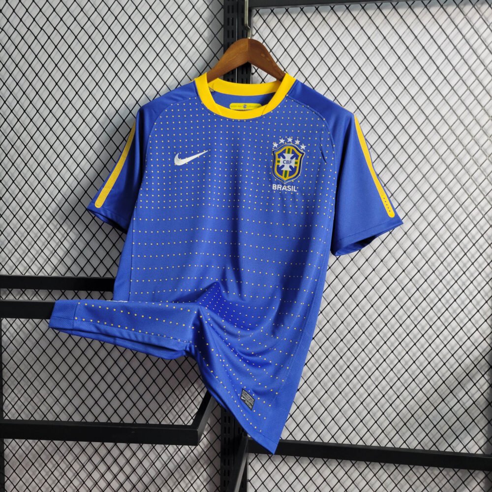 2010 Retro Brazil Away Football Shirt-NO.11 Ball