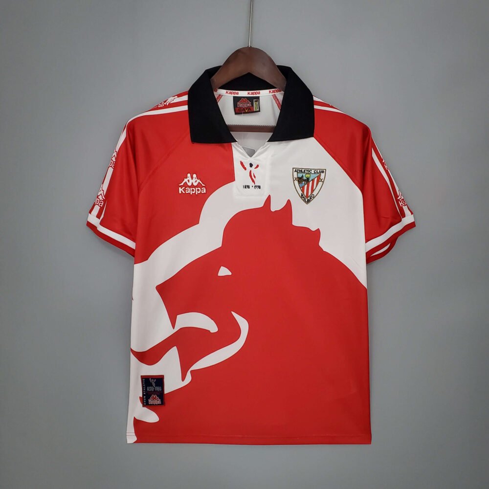 1997/1998 Retro Athletic Bilbao Centenary Football Shirt-NO.11 Ball