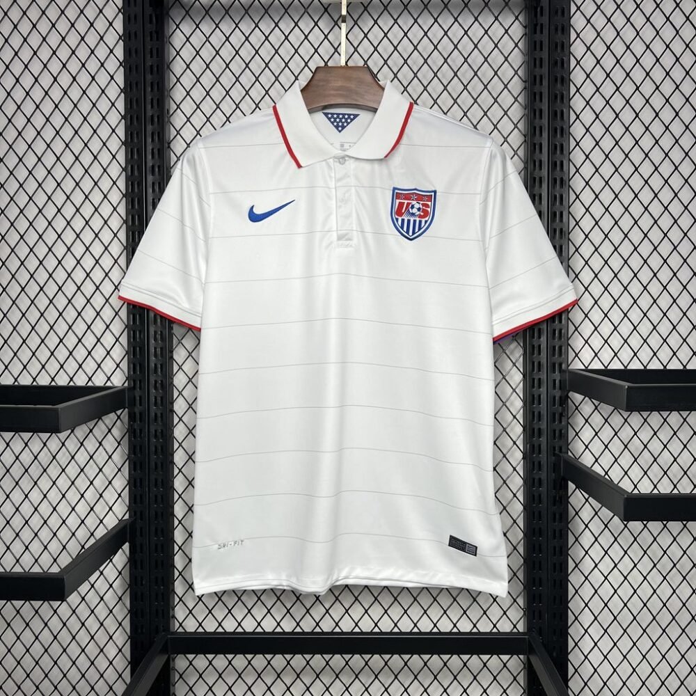 2014 Retro United States Home Football Shirt