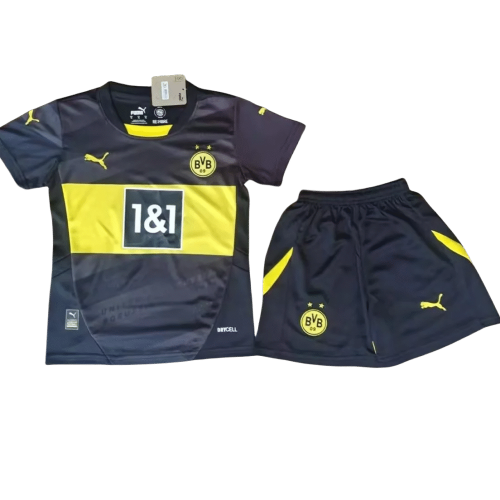 2024/2025 Dortmund Away Football Shirt Kids Size-NO.11 Ball