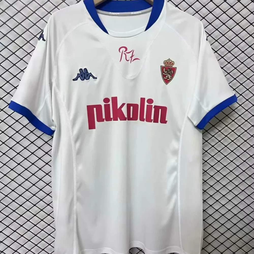 2001/2002 Retro Real Zaragoza HomeFootball shirt 1:1 Thai Quality