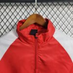 2023/2024 Bayern Munchen Windbreaker(Red-White)Football Shirt-NO.11 Ball