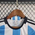 2022 Argentina Home Football Shirt Kids Size-NO.11 Ball