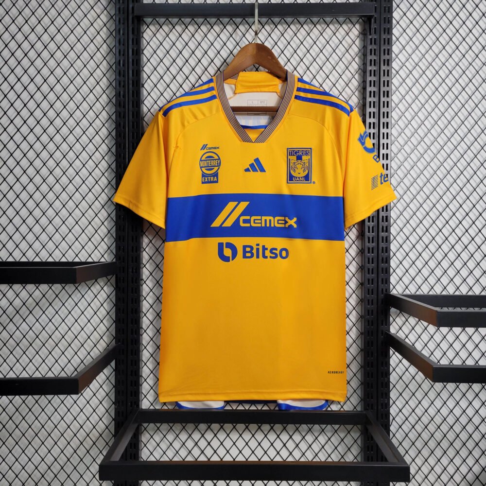 2023/2024 Tigres UANL Home Football Shirt-NO.11 Ball