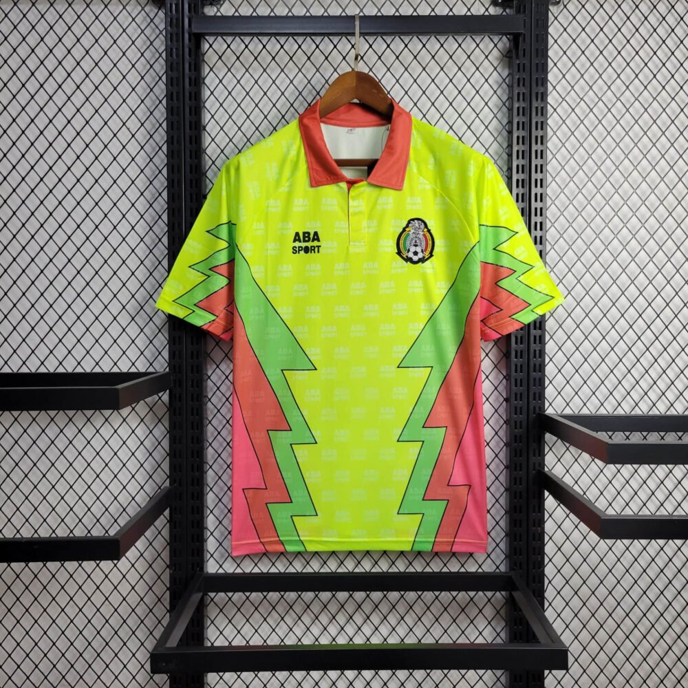 Retro Mexico Goalkeeper Football Shirt-NO.11 Ball