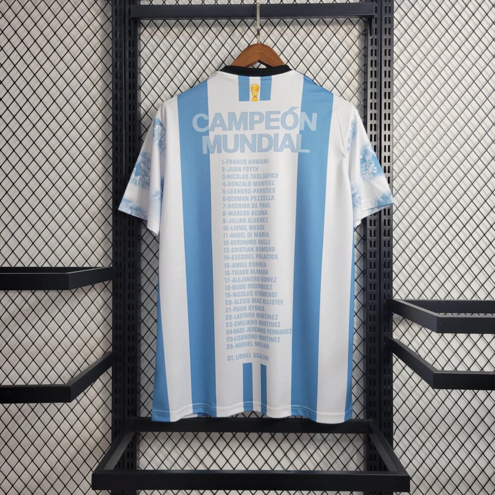 2022 Argentina Home Champion Commemorative Edition Jersey-NO.11 Ball