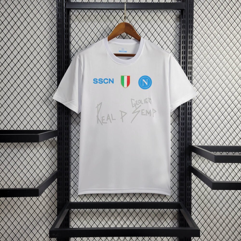 2024/2025 Napoli White Football Shirt-NO.11 Ball