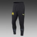 2023/2024 Olympique Marseille Half-Pull Training Suit Black Football Shirt Set-NO.11 Ball