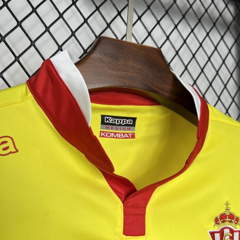 2015/2016 Retro Sporting de Gijon Away Football Shirt-NO.11 Ball