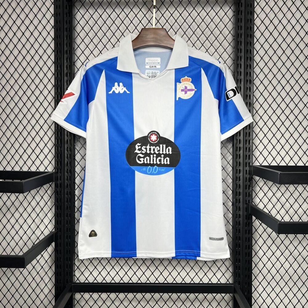 2024/2025 Deportivo de La Coruna Home Football Shirt-NO.11 Ball