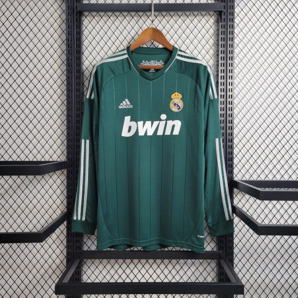 2012/2013 Retro Long Sleeve Real Madrid Third Away Football Shirt-NO.11 Ball