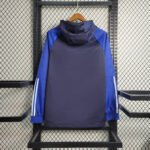 2023/2024 Bayern Munchen Windbreaker(Navy Blue)Football Shirt-NO.11 Ball