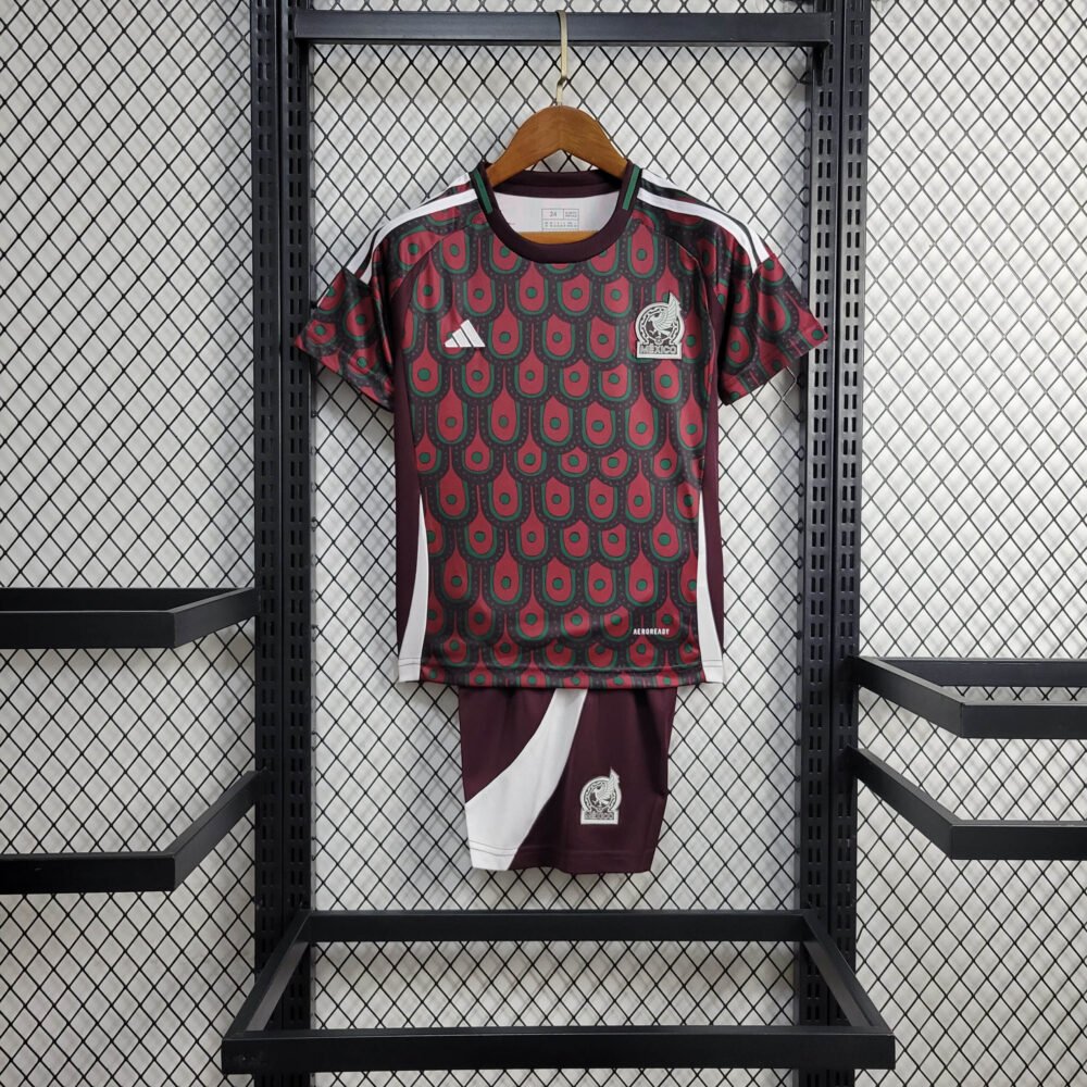 2024/2025 Mexico Home Football Shirt Kids Size-NO.11 Ball