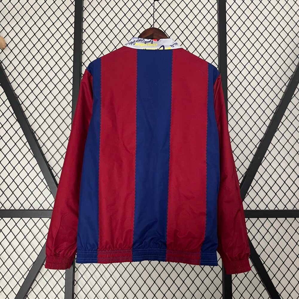 2023/2024 Barcelona Reversible Windbreaker Football Shirt-NO.11 Ball