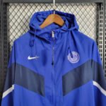 2023/2024 Paris Saint-Germain Windbreaker Blue Football Shirt-NO.11 Ball