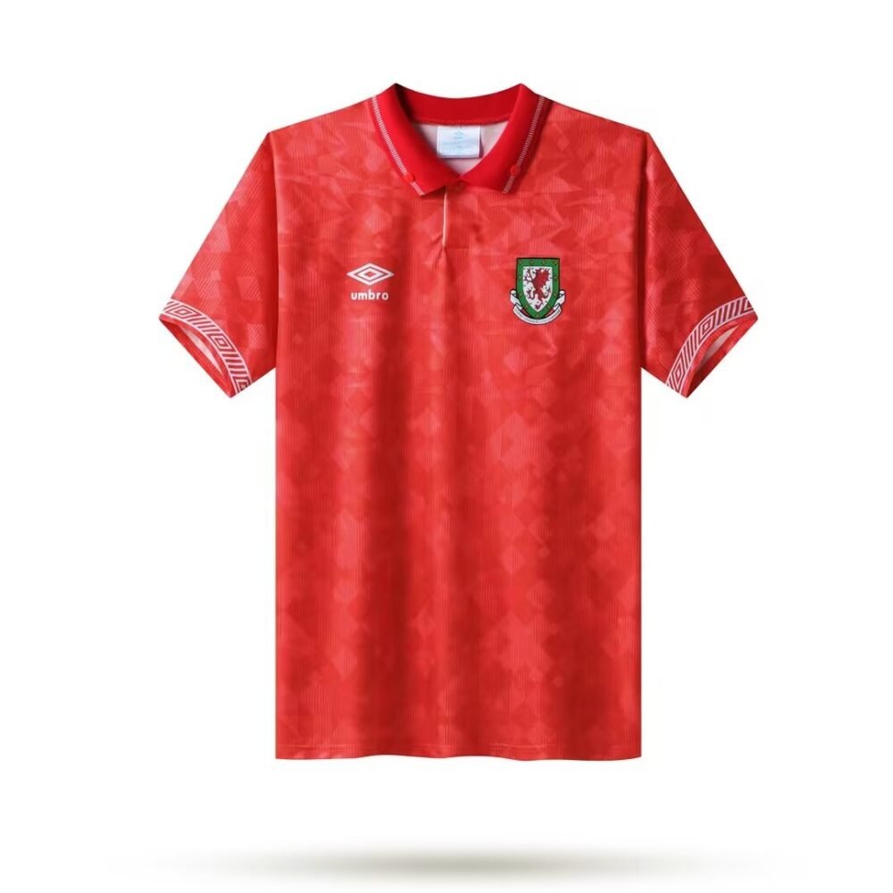 1990 Retro Wales Home Football Shirt 1:1 Thai Qualit-NO.11 Ball