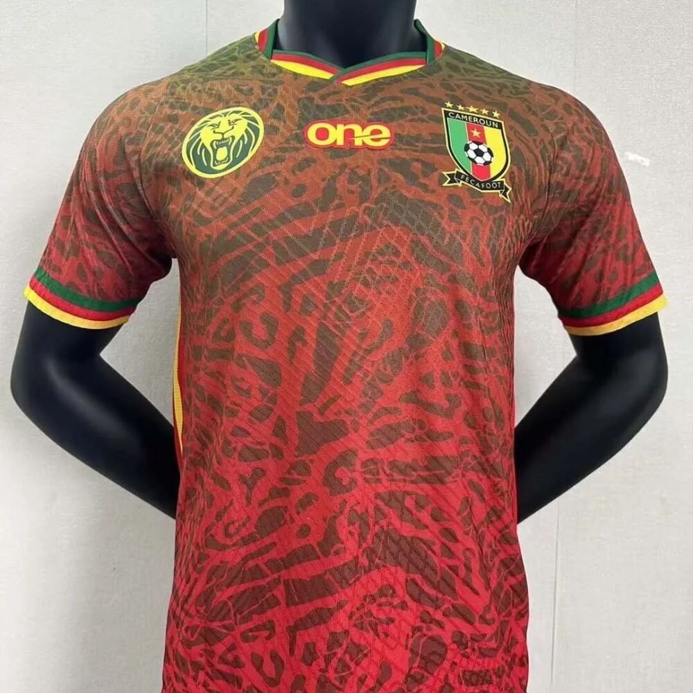 2024 Player Version Cameroon Away Football Shirt-NO.11 Ball