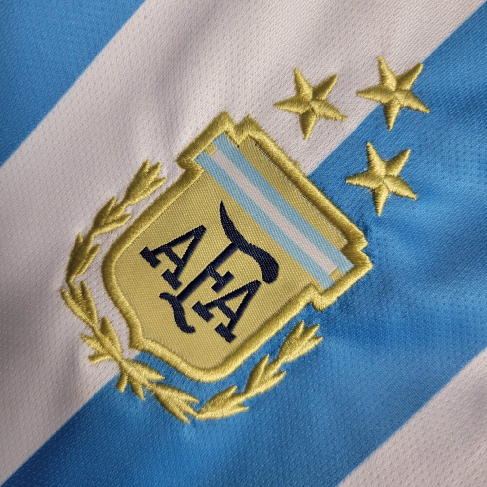 2022 Argentina Home Football Shirt Kids Size-NO.11 Ball