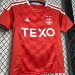 2024/2025 Aberdeen Home Football Shirt Kids Size-NO.11 Ball