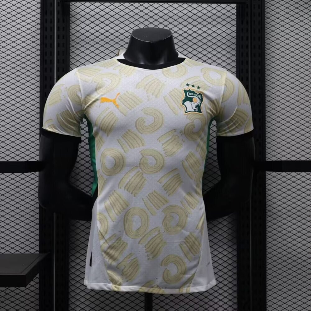 2024 Player Version Ivory Coast Away Football Shirt-NO.11 Ball