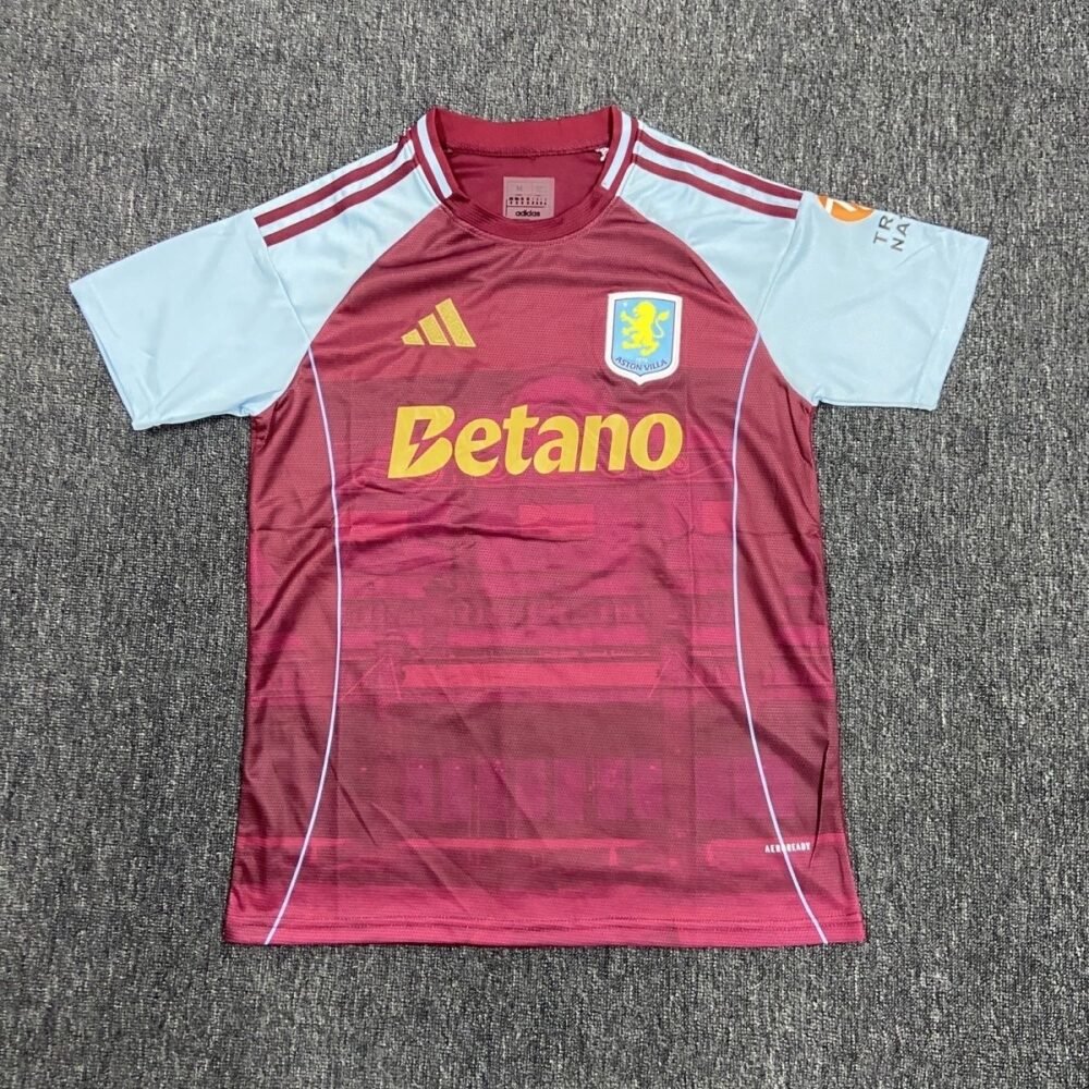 2025/2026 Aston Villa Home FootballShirt 1:1 Thai Quality