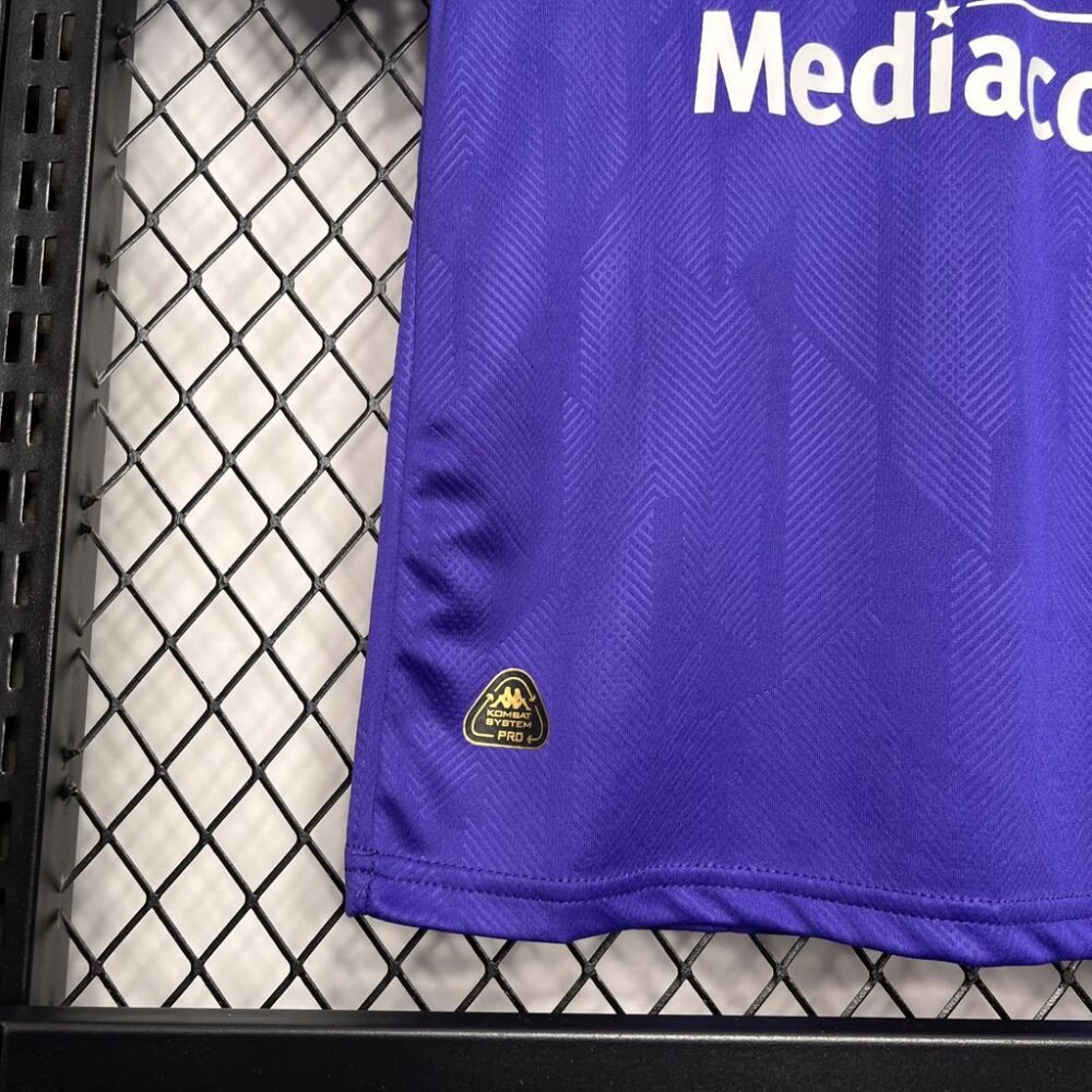 2024/2025 Fiorentina Home Football Shirt Kids Size-NO.11 Ball