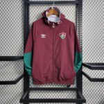 2023/2024 Fluminense Windbreaker Deep Red Football Shirt-NO.11 Ball