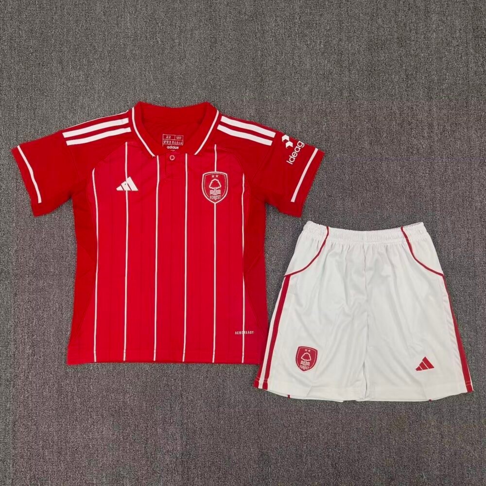 2025/2026 Nottingham Forest HomeFootball shirt Kids Size 1:1 Thai Quality!