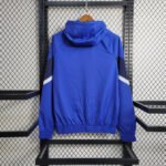 2023/2024 Paris Saint-Germain Windbreaker Blue Football Shirt-NO.11 Ball