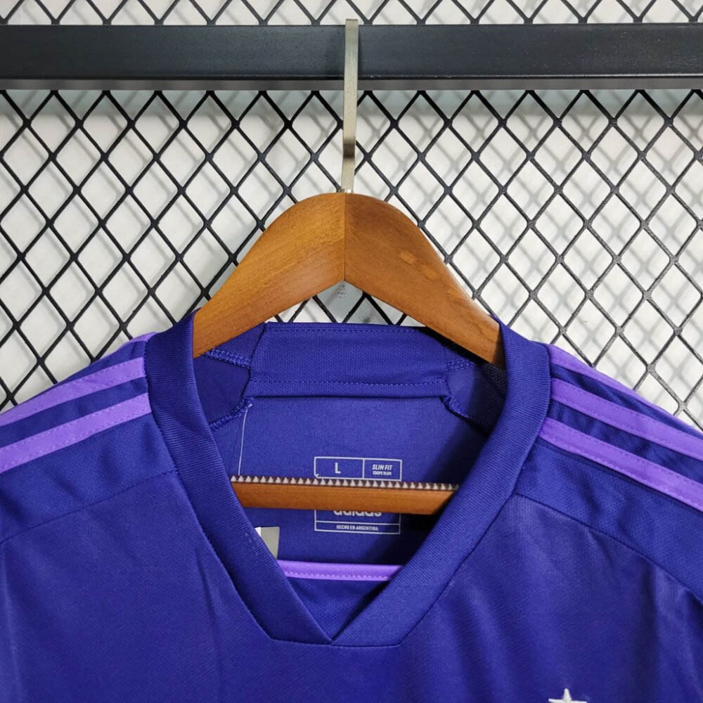 2022 Long Sleeve Argentina Away Football Shirt-NO.11 Ball