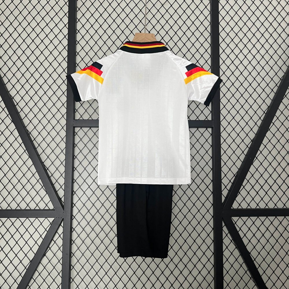 1992 Retro Germany Home Football Shirt Kids Size-NO.11 Ball