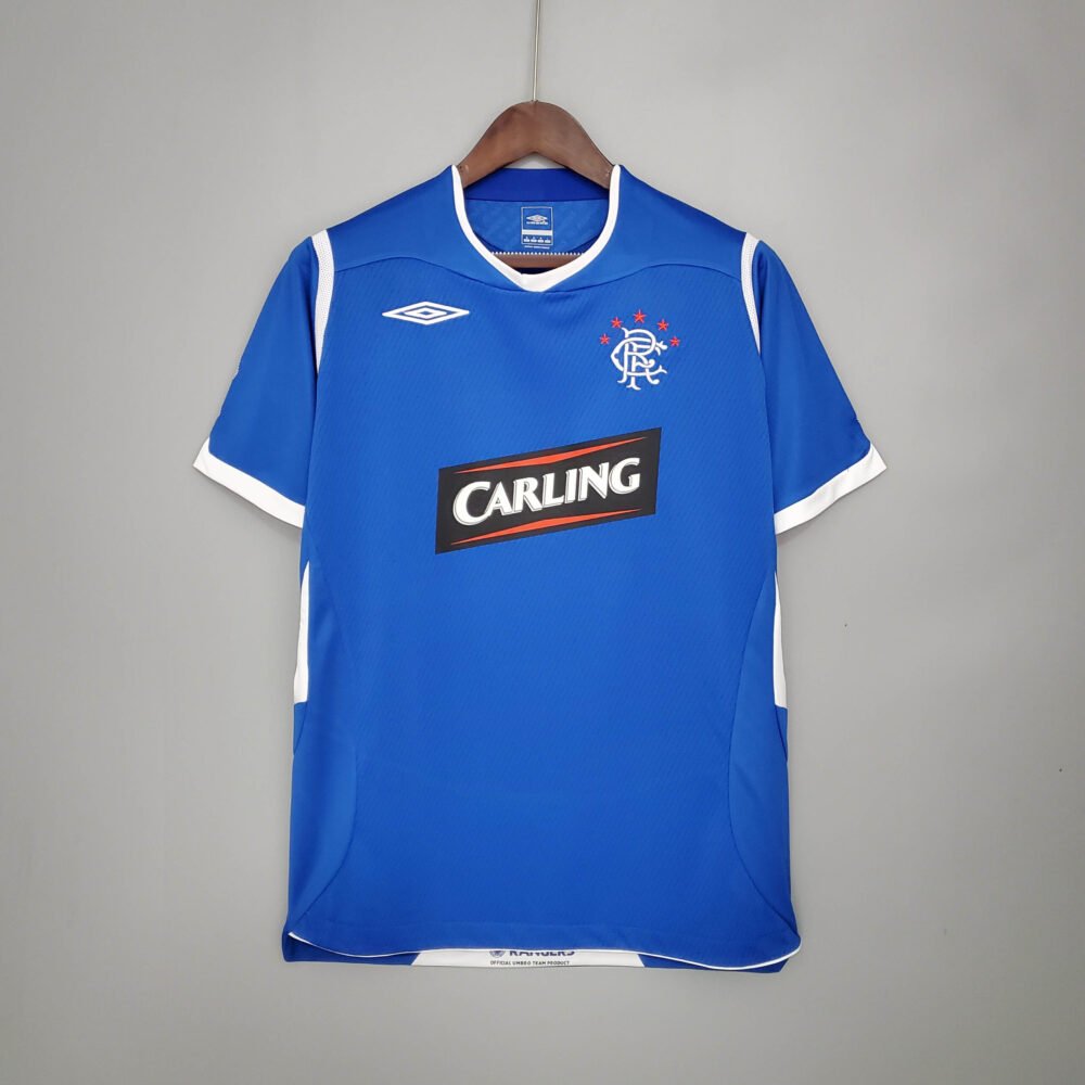 2008/2009 Retro Rangers Home Football Shirt-NO.11 Ball