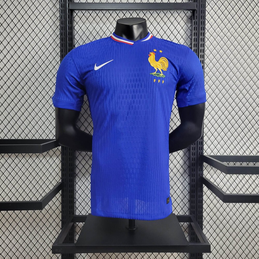 2024 Player Version France Home Football Shirt-NO.11 Ball