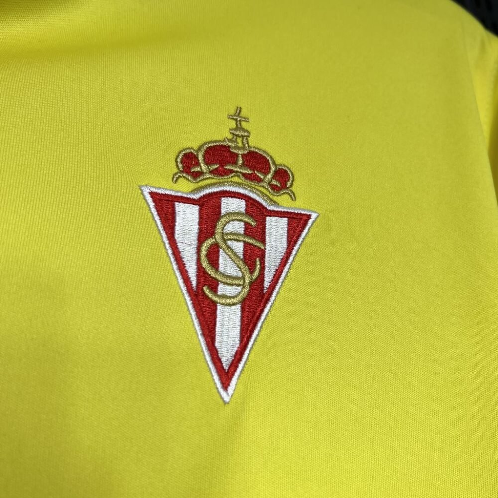2015/2016 Retro Sporting de Gijon Away Football Shirt-NO.11 Ball