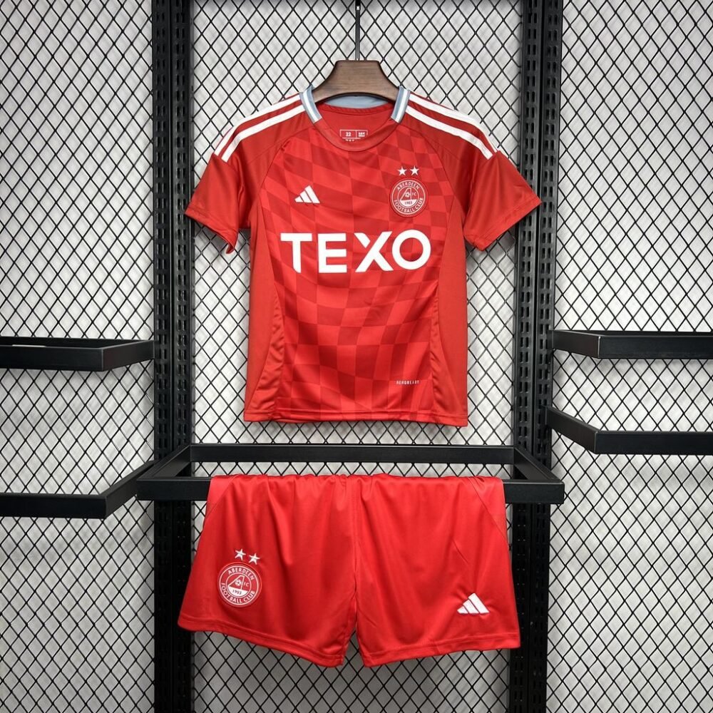 2024/2025 Aberdeen Home Football Shirt Kids Size-NO.11 Ball